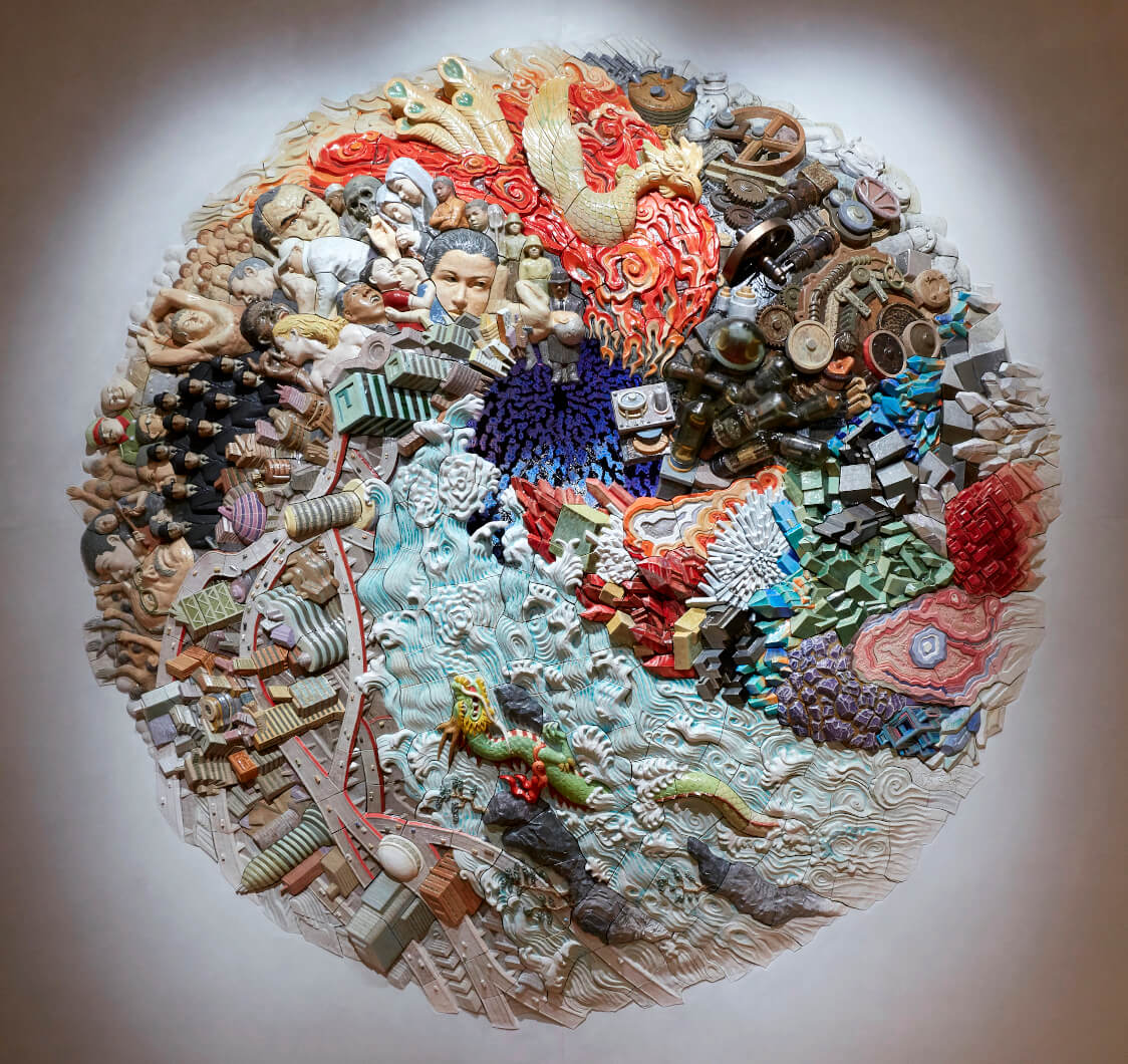 Front view of "ELEMENTS OF FUTURE"